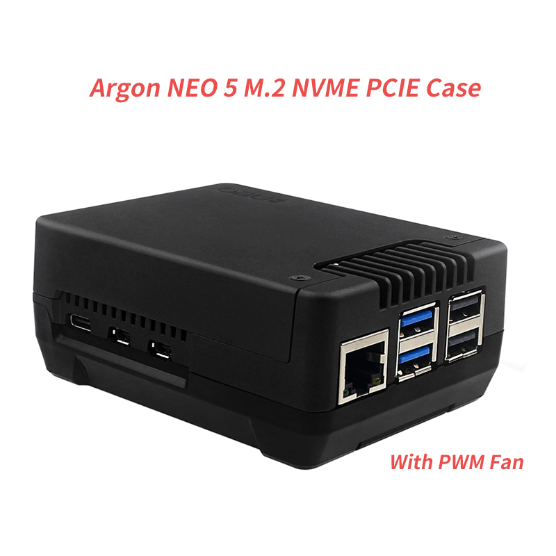 Argon NEO 5 M.2 NVME PCIE Case - Pi 5 Case recension och pris
