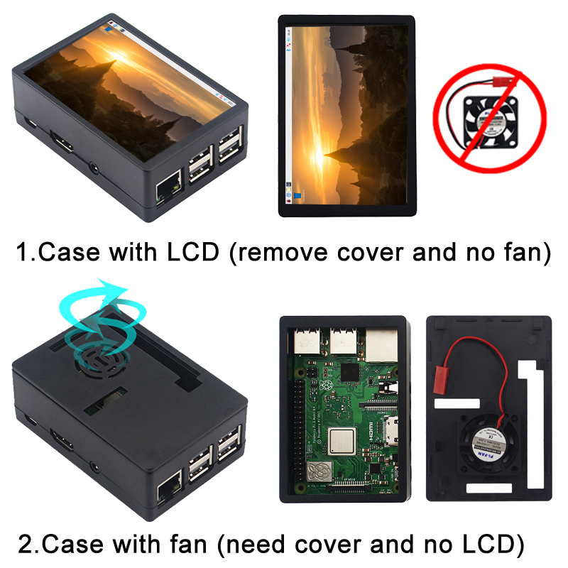 3.5 inch Raspberry Pi 3B/3B+/4 - Pi 4 Case recension och pris
