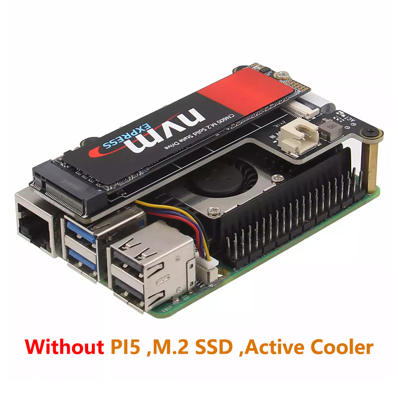Raspberry Pi 5 PCIE M.2 NVMe P - Pi Cooler recension och pris