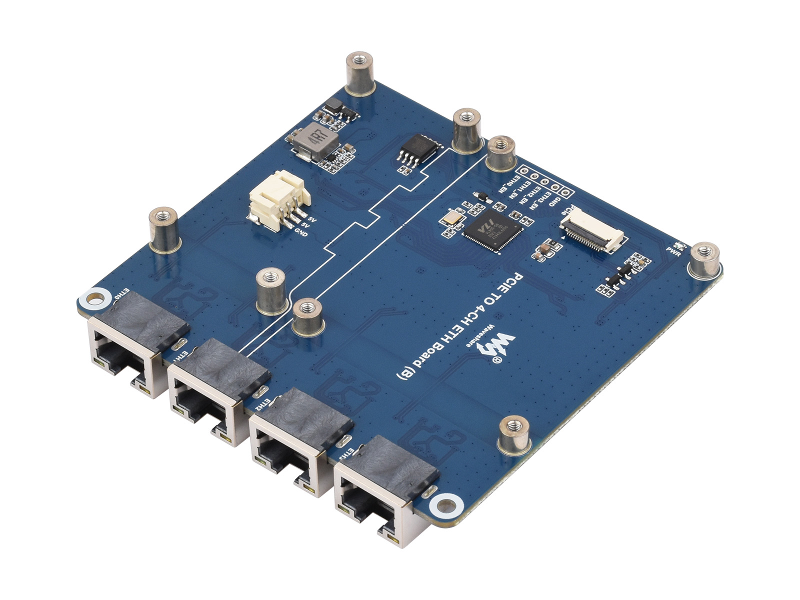 Waveshare PCIe TO 4-Ch Gigabit - Raspberry Pi 4 recension och pris