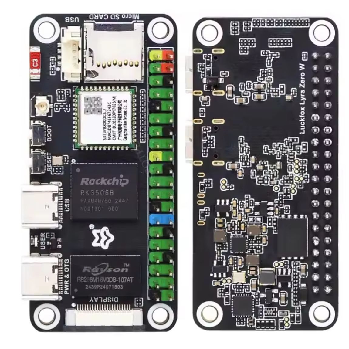 Luckfox Lyra Zero W RK3506B Ro - Pi Zero recension och pris