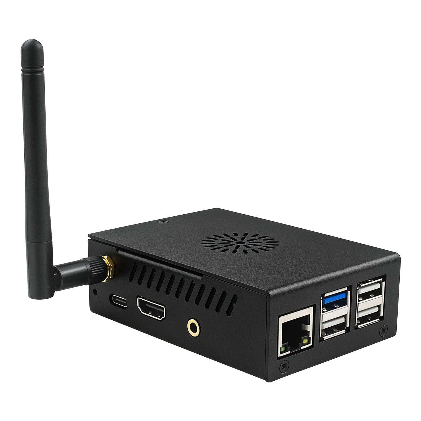Orange Pi 4 Pro Metal Case Bla - Pi Cooler recension och pris