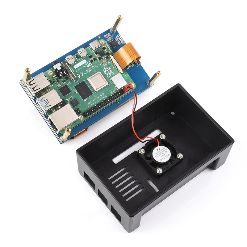 Raspberry Pi 4.3inch DSI Displ - Pi 5 Case recension och pris