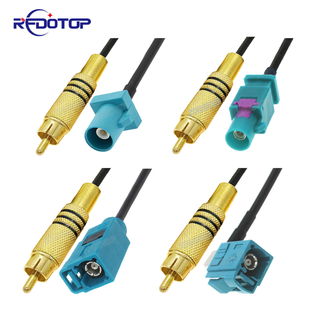1Pcs RCA Male Plug to Fakra Z  - Pi Camera Cable recension och pris