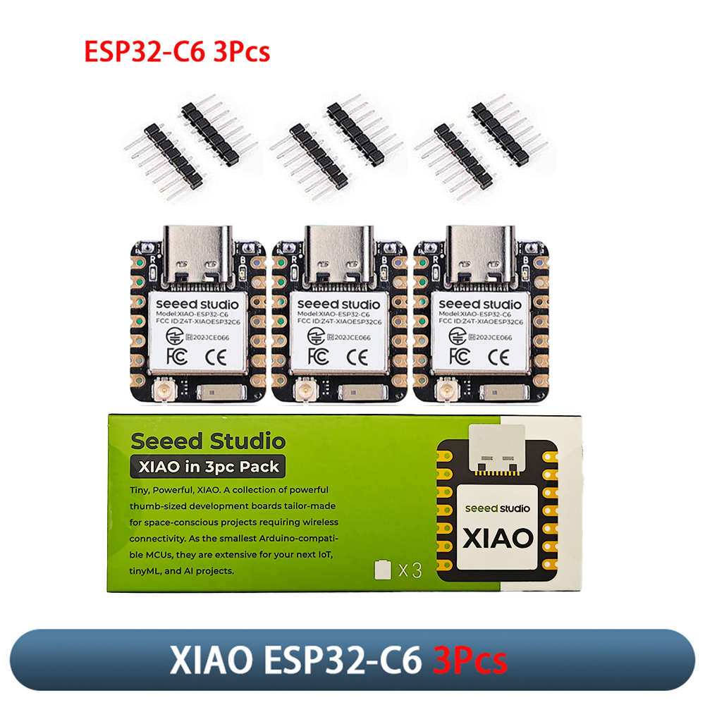XIAO ESP32-C6 3Pcs Development - Arduino Kit recension och pris