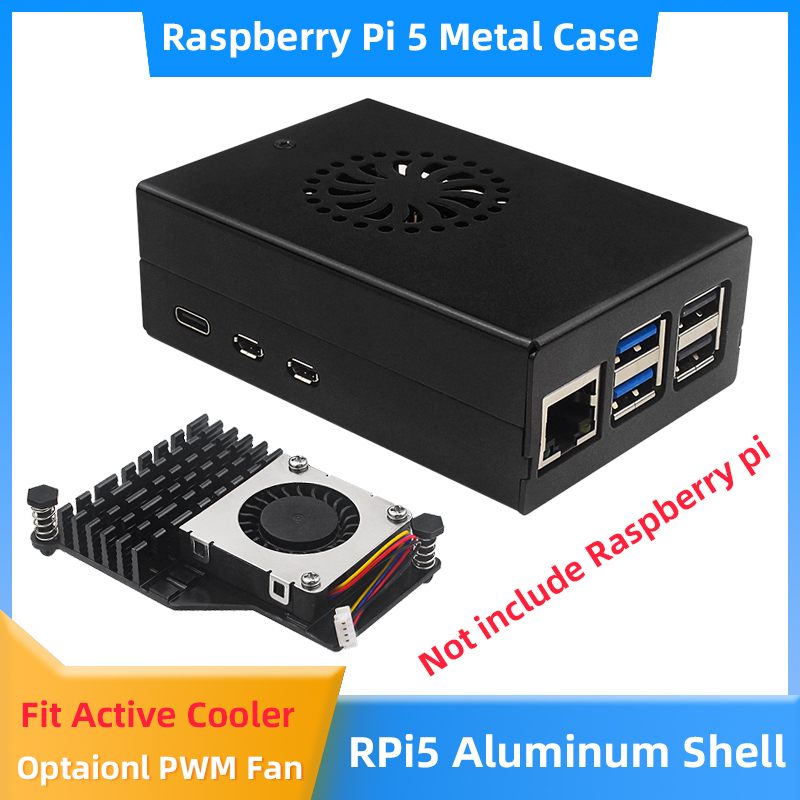Raspberry Pi 5 Aluminum Alloy  - Pi Cooler recension och pris