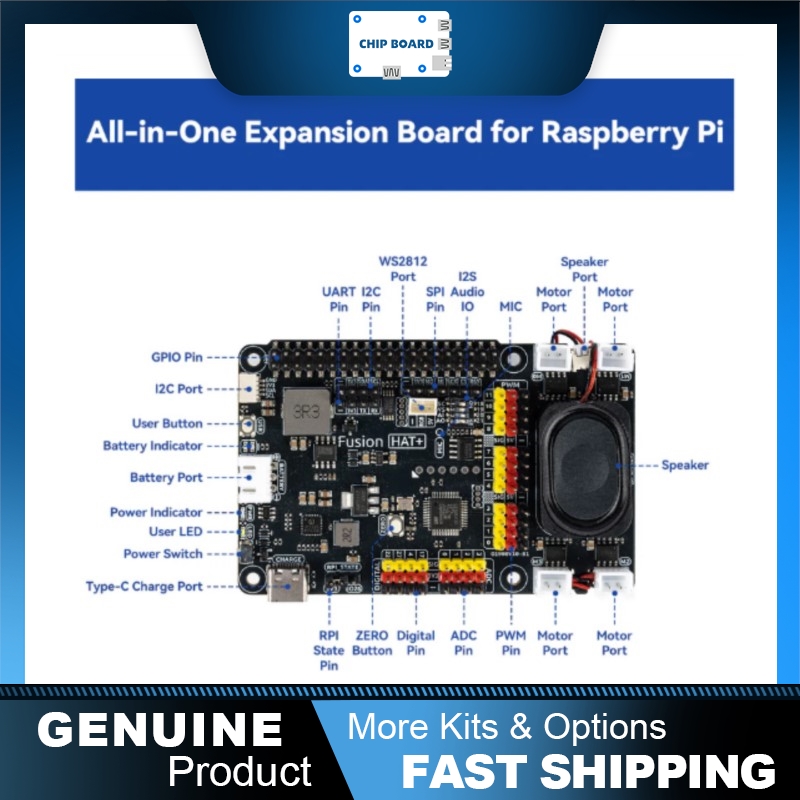 SunFounder Fusion HAT+: Raspbe - Pi Zero recension och pris
