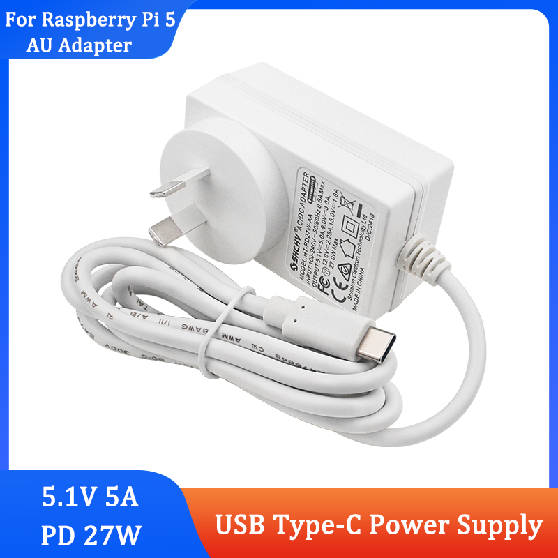 Raspberry Pi 5 PD 27W Power Su - Pi Power Supply recension och pris