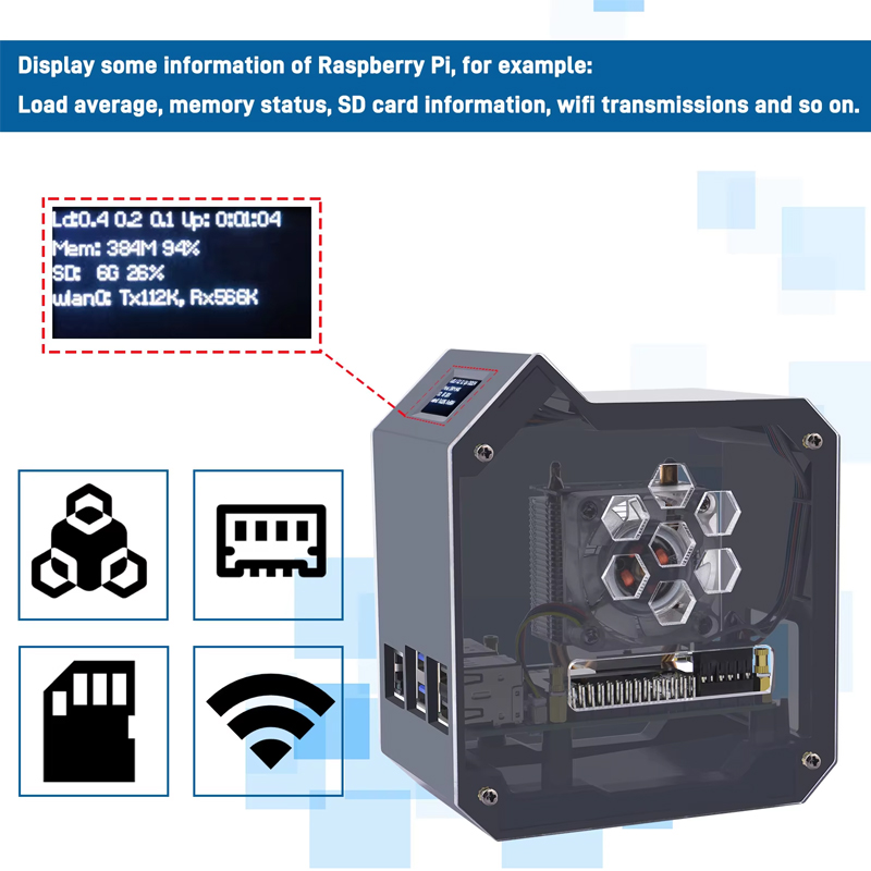GeeekPi Raspberry Pi 5 ABS Min - Pi 5 Case recension och pris