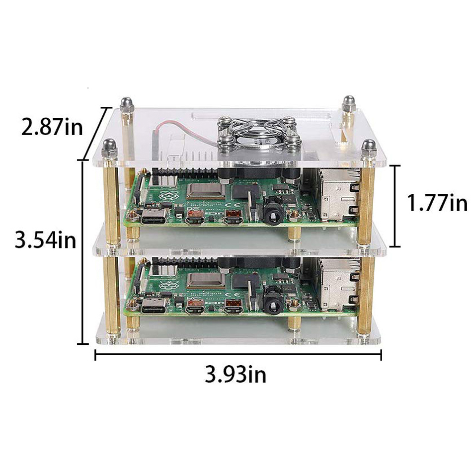 Raspberry Pi 4B 3B 3B+ 2B 15 L - Pi Cooler recension och pris