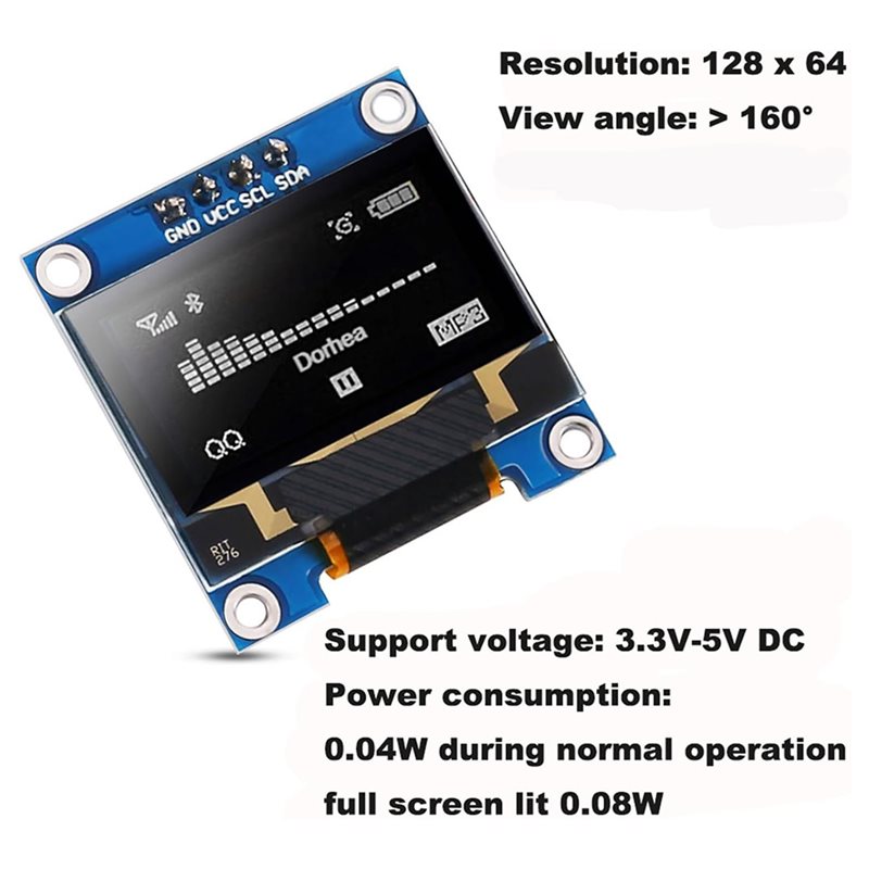 A37T-4Pcs 0.96 Inch OLED Displ - Pi Display recension och pris