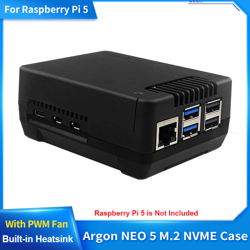 Argon NEO 5 M.2 NVME PCIE Case - Pi Cooler recension och pris