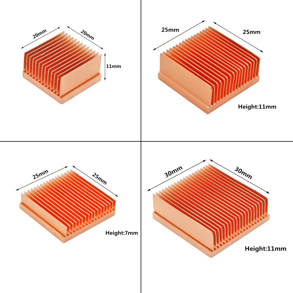 Pure Copper Heatsink DIY Heat  - Pi Cooler recension och pris